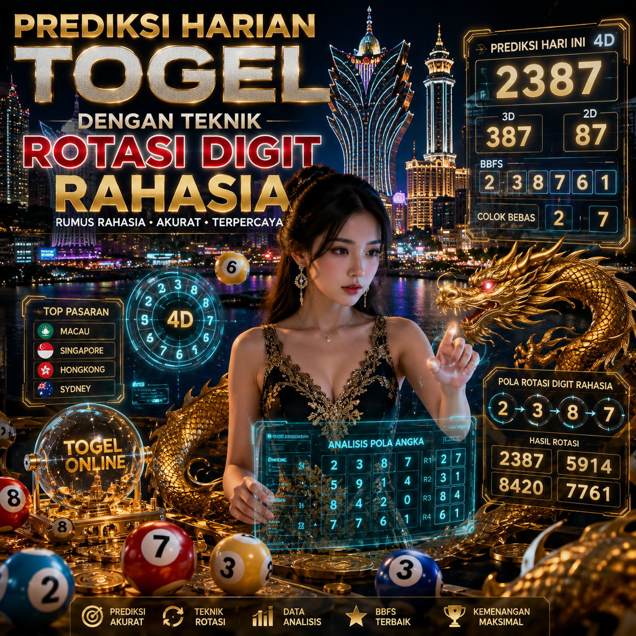Prediksi Harian Togel dengan Teknik Rotasi Digit Rahasia