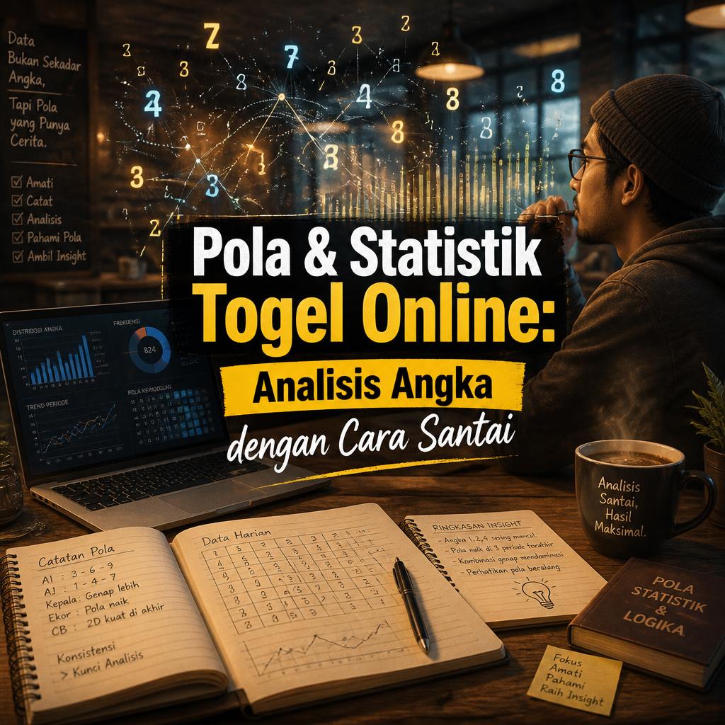 Bongkar Pola & Statistik Togel Online dengan Cara Santai, Logika Jalan, dan Angka Acak Harian