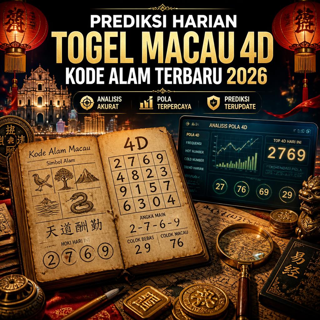 Prediksi Harian Togel Macau 4D Kode Alam Terbaru 2026 Hari Ini