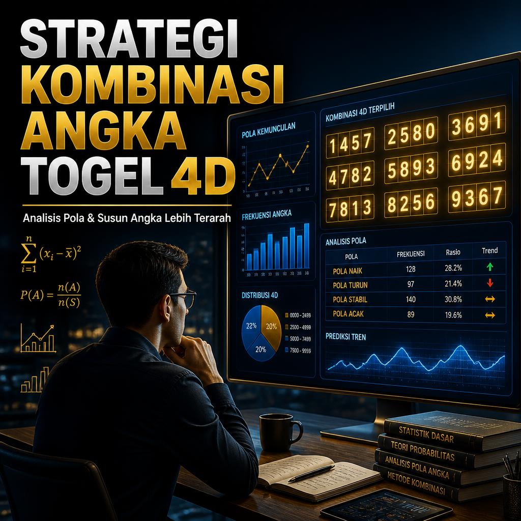 Strategi Kombinasi Angka Togel 4D: Cara Menyusun Angka Lebih Terarah